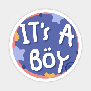 It's A Boy sticker Magnet